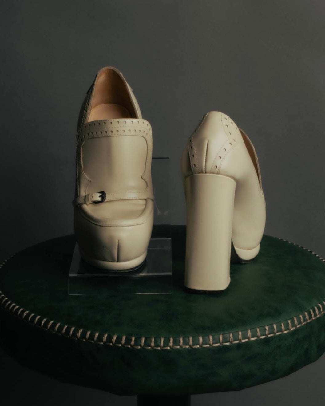 “Bottega Veneta” 2010’s Brogue platform heel loafers