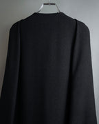 "GUCCI" Tom Ford period round neck flying squirrel long coat