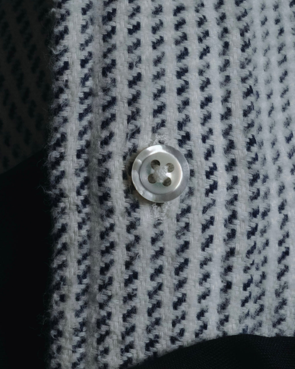 "THOM BROWNE" Micro patterned button-down shirt