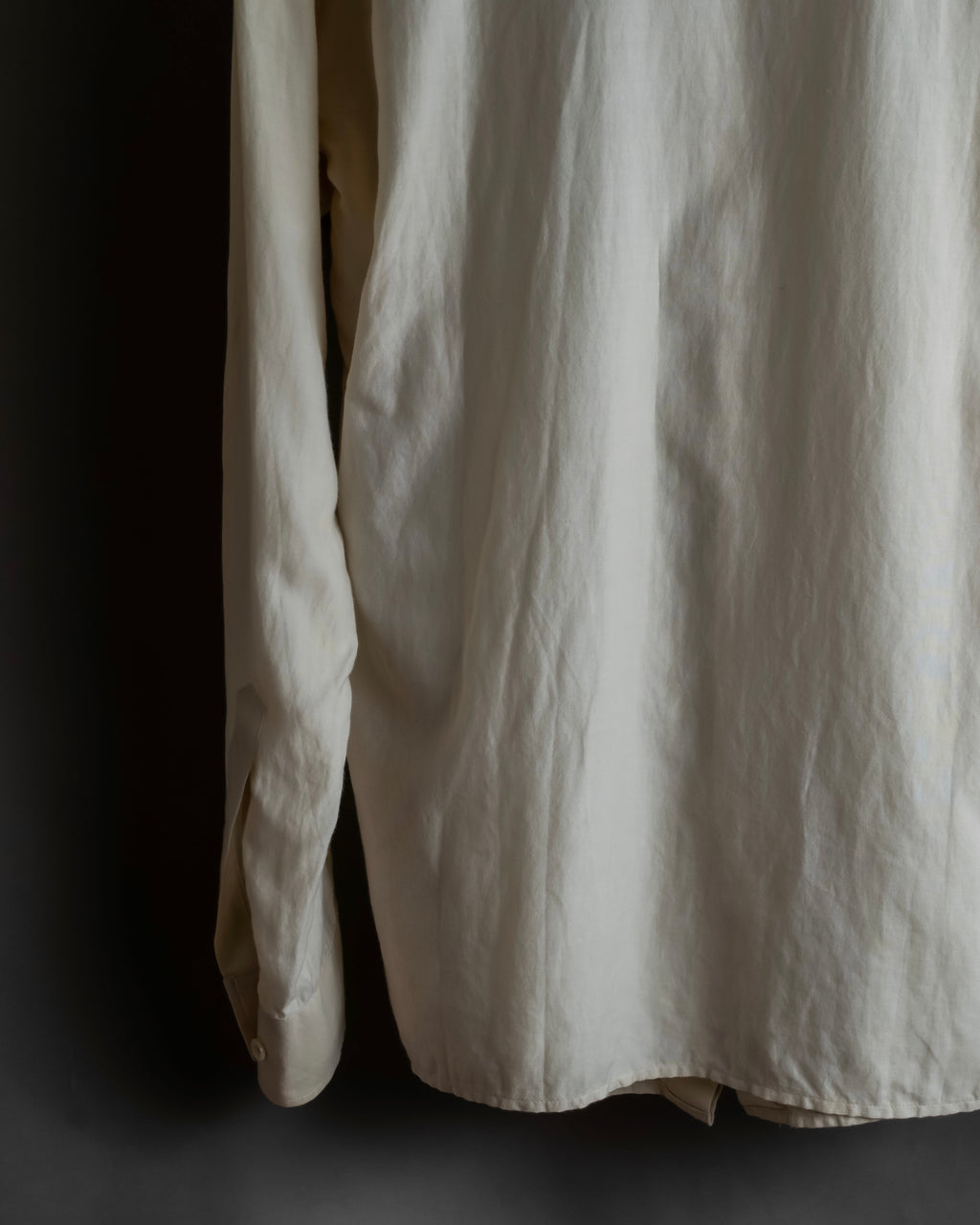 "Maison Martin Margiela" 2010SS triple layer folded fly front shirt