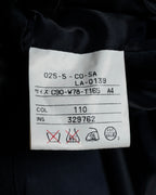 “Yves Saint Laurent” 90’s clean fly-front bal collar coat