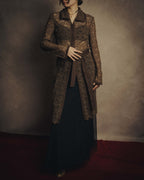 -SPECIAL- “VALENTINO ROMA” 1998-2008 Lace belted sheer coat dress