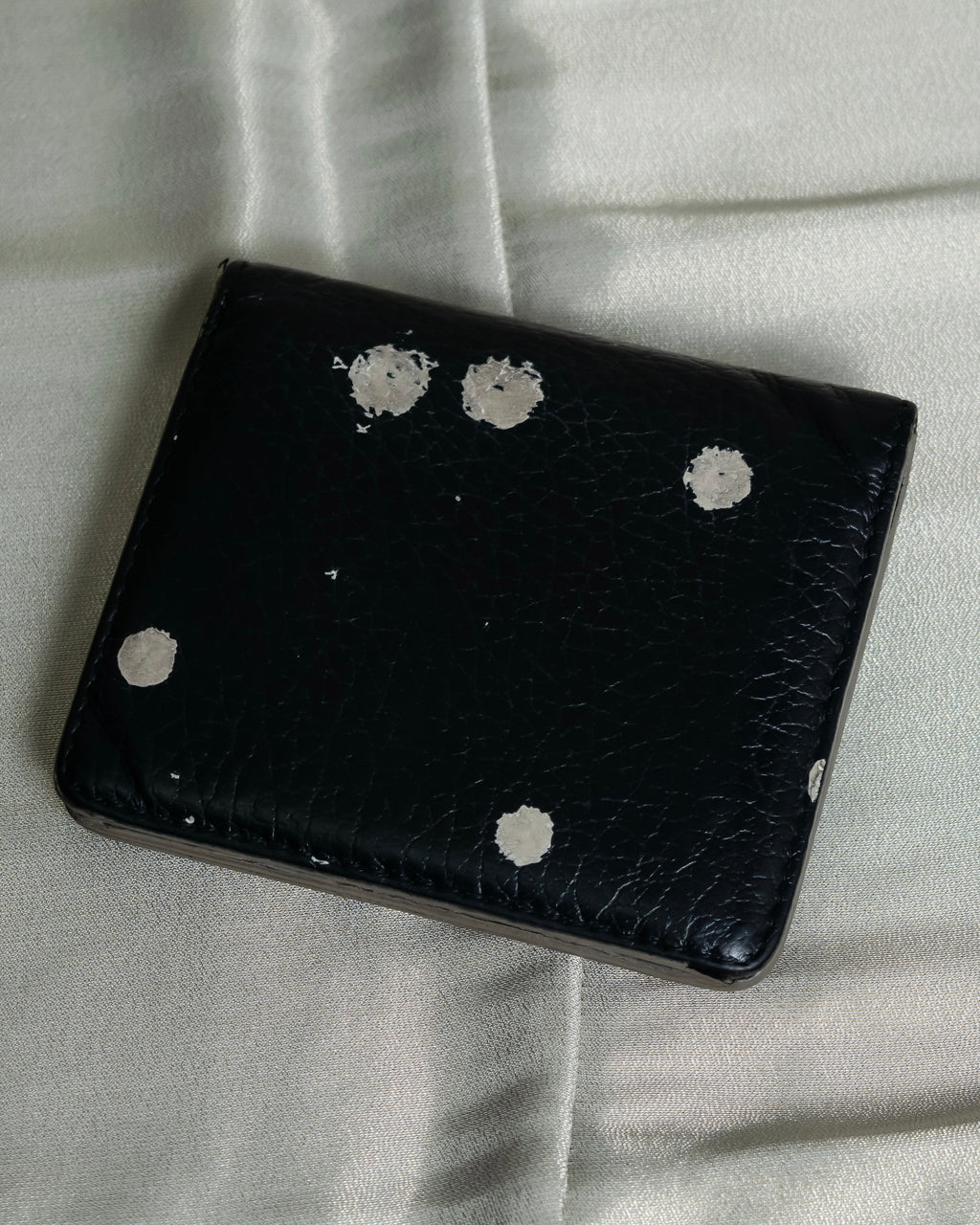 "Maison Margiela" 2020ss Splash Paint Leather Wallet