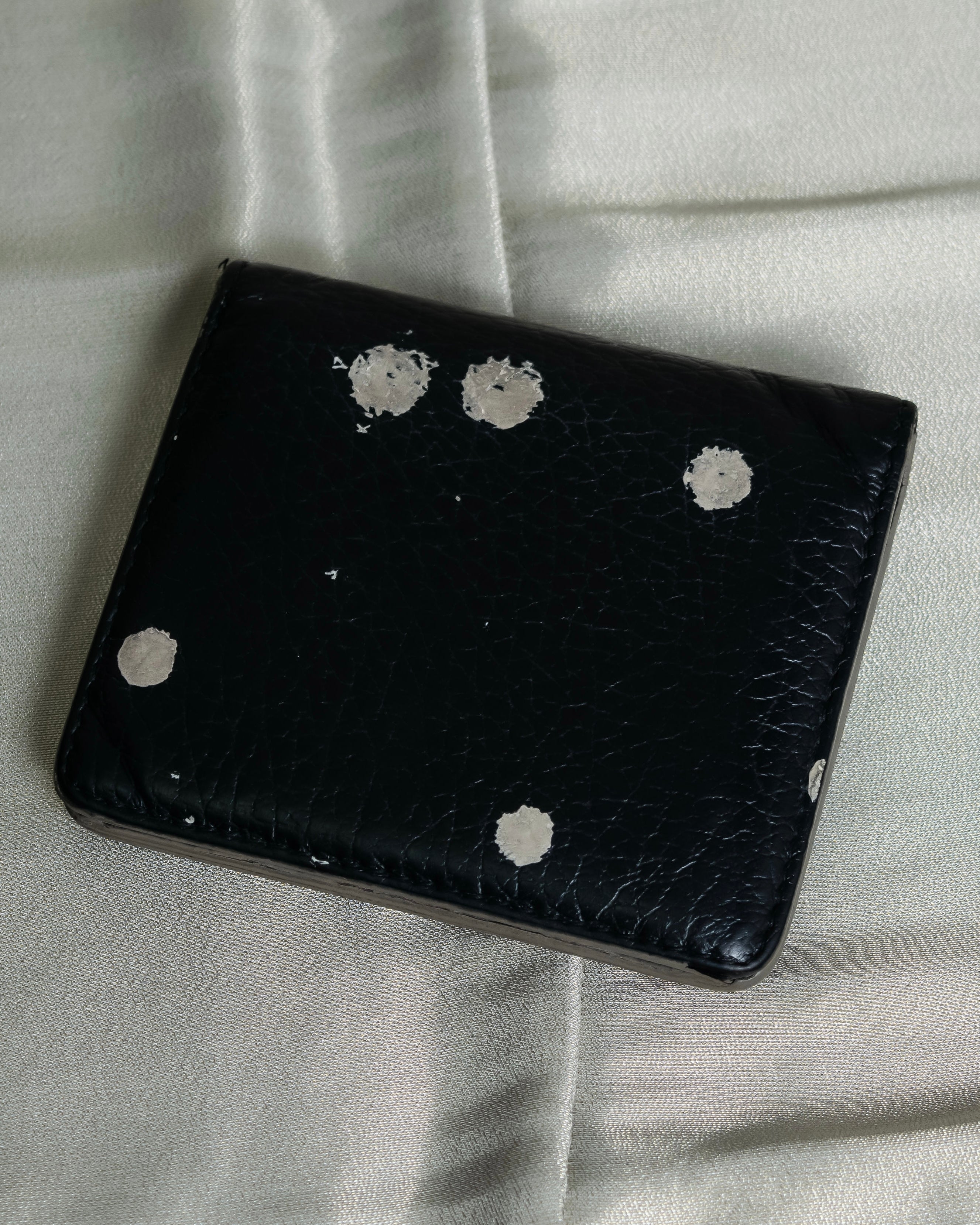 "Maison Margiela" 2020ss Splash Paint Leather Wallet