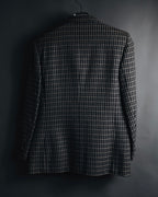 "Christian Dior SPORTS" 80’s-90’s british check tweed jacket