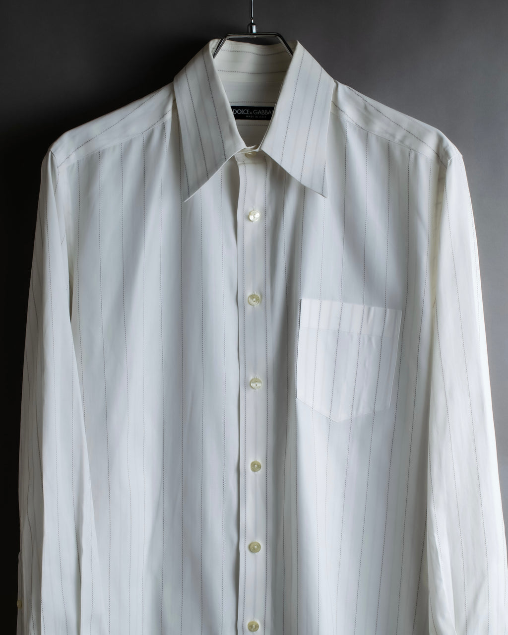 "Dolce & Gabbana" 12SS Two types of woven striped shirt