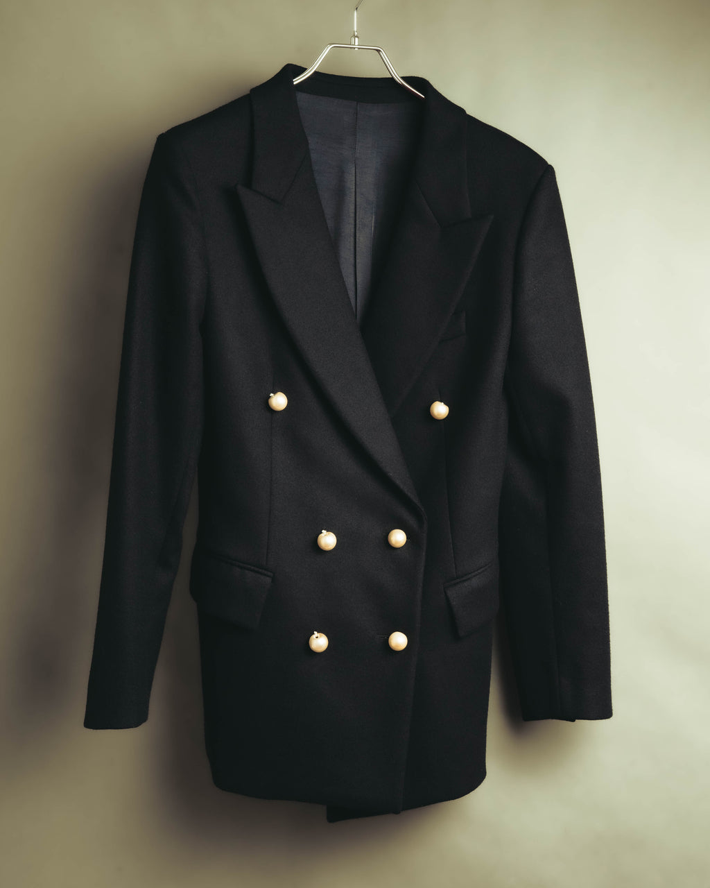 "CÉLINE" 10's Structured double-breasted blazer