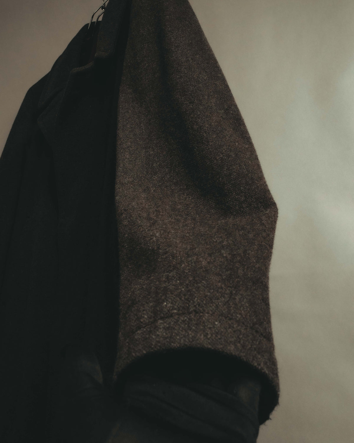 -SPECIAL- “Maison Martin Margiela” 2011-2014 Short wool blend chesterfield coat