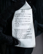 "sacai" Wig design sheer hooded pullover