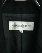 –SPECIAL– “Yves Saint Laurent” 90’s-00’s Velvet tuxedo tailored jacket