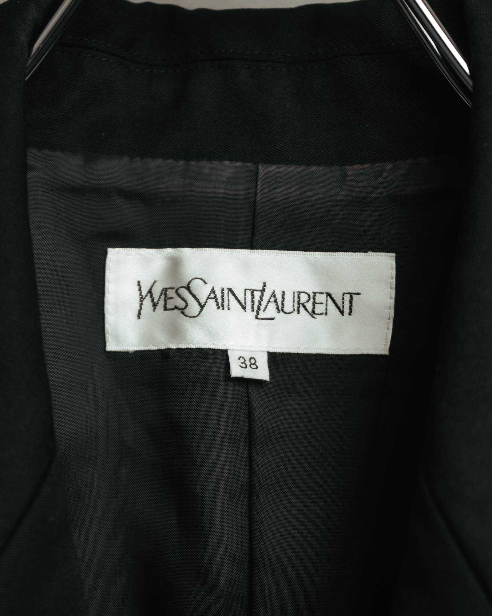 –SPECIAL– “Yves Saint Laurent” 90’s-00’s Velvet tuxedo tailored jacket