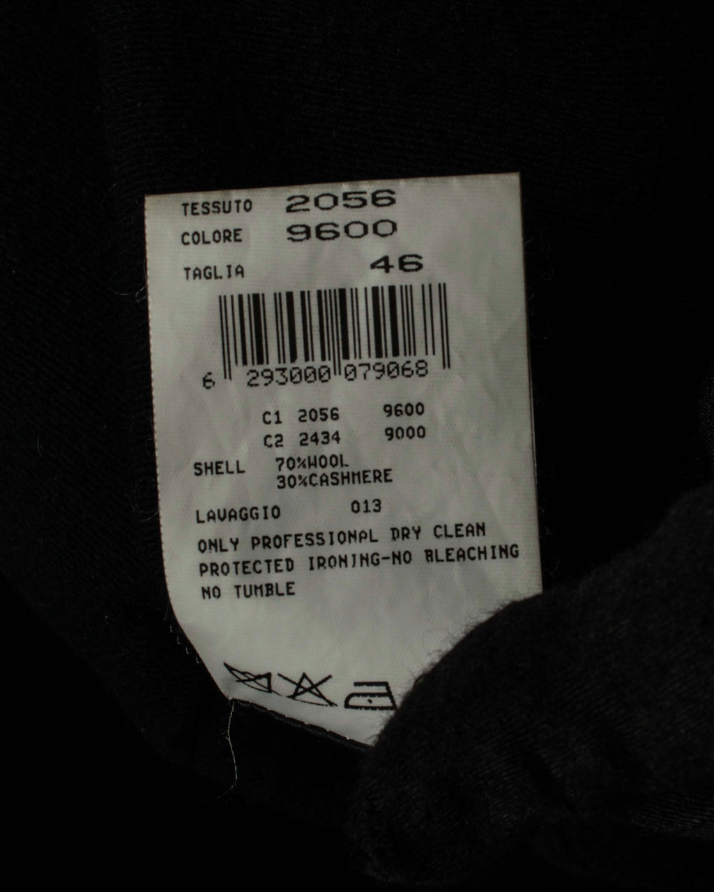 "GIORGIO ARMANI" Minimal design double zip-up jacket