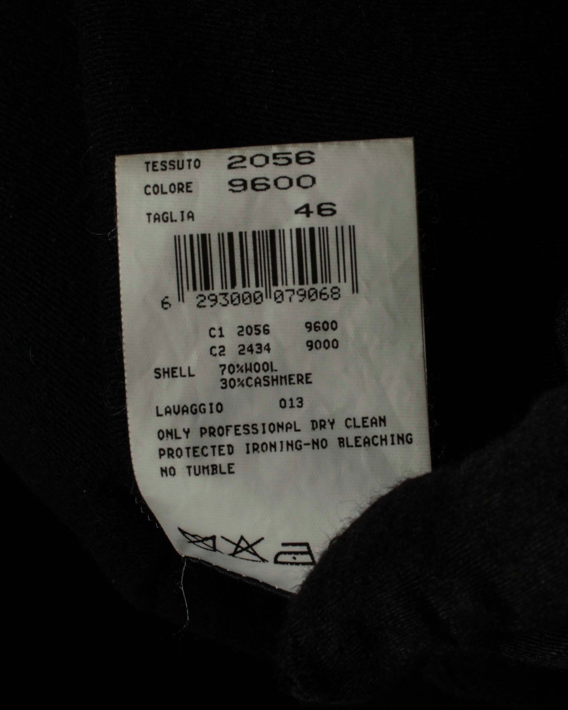 "GIORGIO ARMANI" Minimal design double zip-up jacket