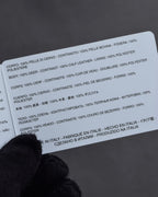 "MAISON MARGIELA" Grain texture leather snap wallet