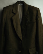 "MISSONI DONNA" 90's Textured knit tailored jacket
