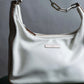 "GUCCI" Silver chain one handle shoulder bag