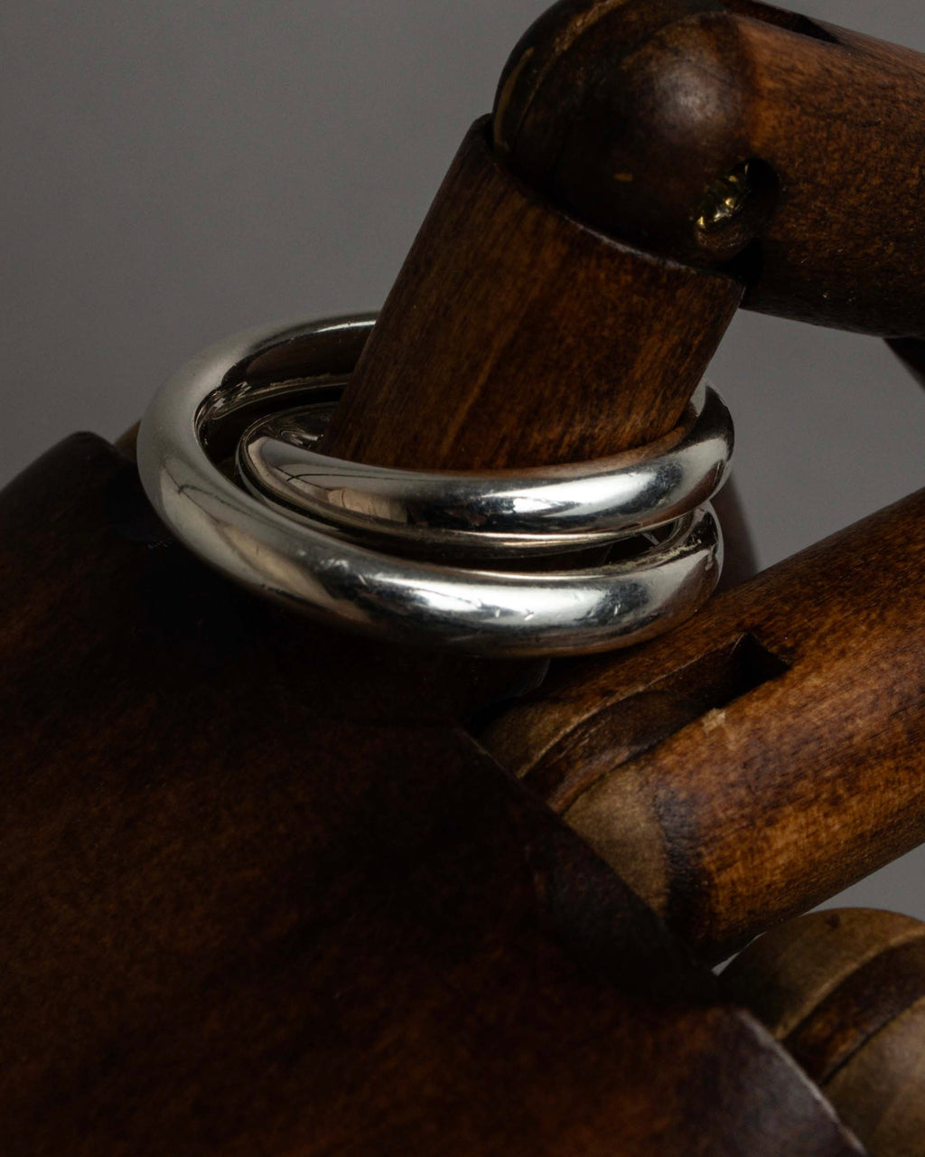 "HERMES" Vertige polished silver 925 ring