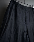 “EMPORIO ARMANI” 90’s-00’s Fluid wide trousers