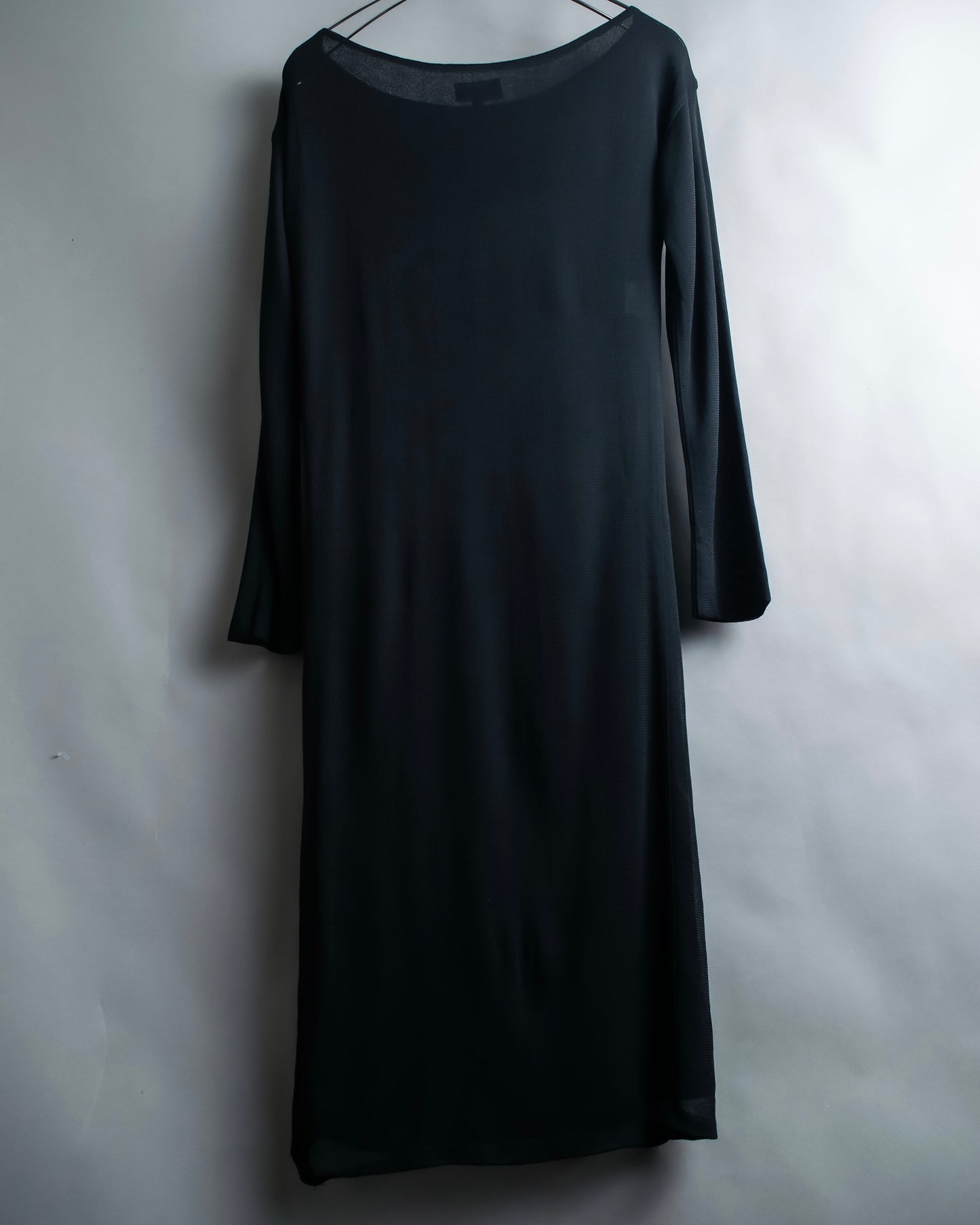 "GUCCI" Boat neck 100% rayon one piece