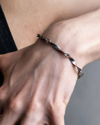 "GEORG JENSEN" Twisted detail silver bracelet