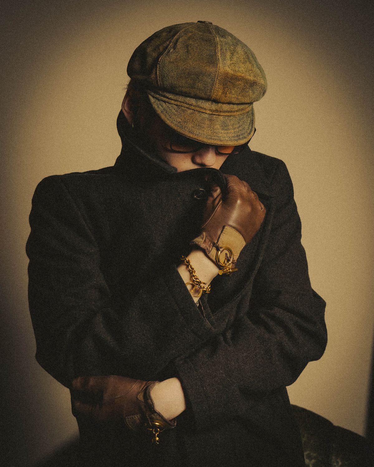 -SPECIAL- “Maison Martin Margiela” 2011-2014 Short wool blend chesterfield coat