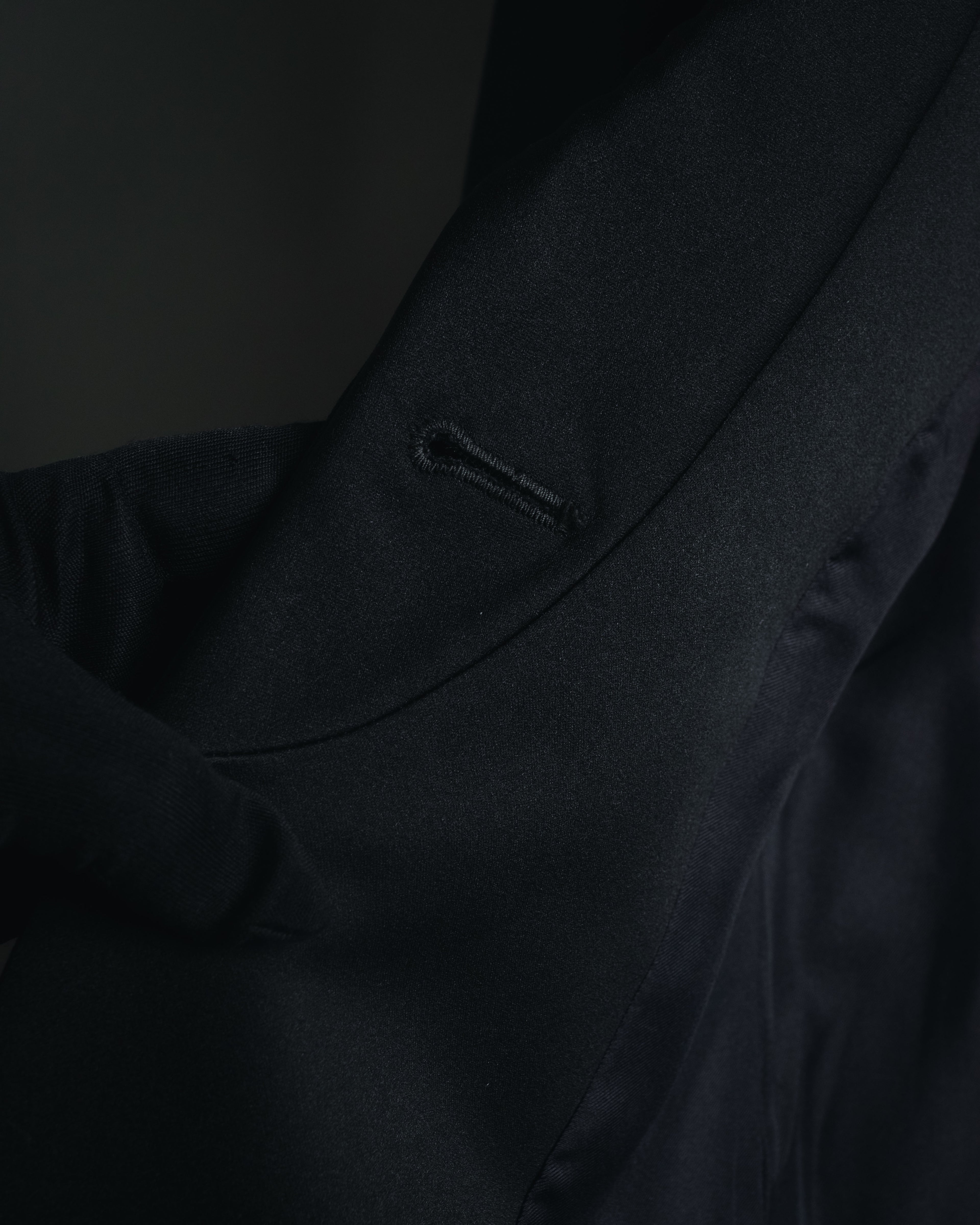 "Yves Saint Laurent" 2008AW Minimal sculpted wool jacket