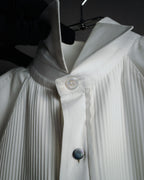 –SPECIAL– "Yves Saint Laurent" 00’s Tuxedo bib-front wing-collar dress shirt