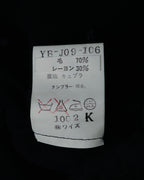 "Y’s" 00’s Asymmetric pleated-back three-button jacket