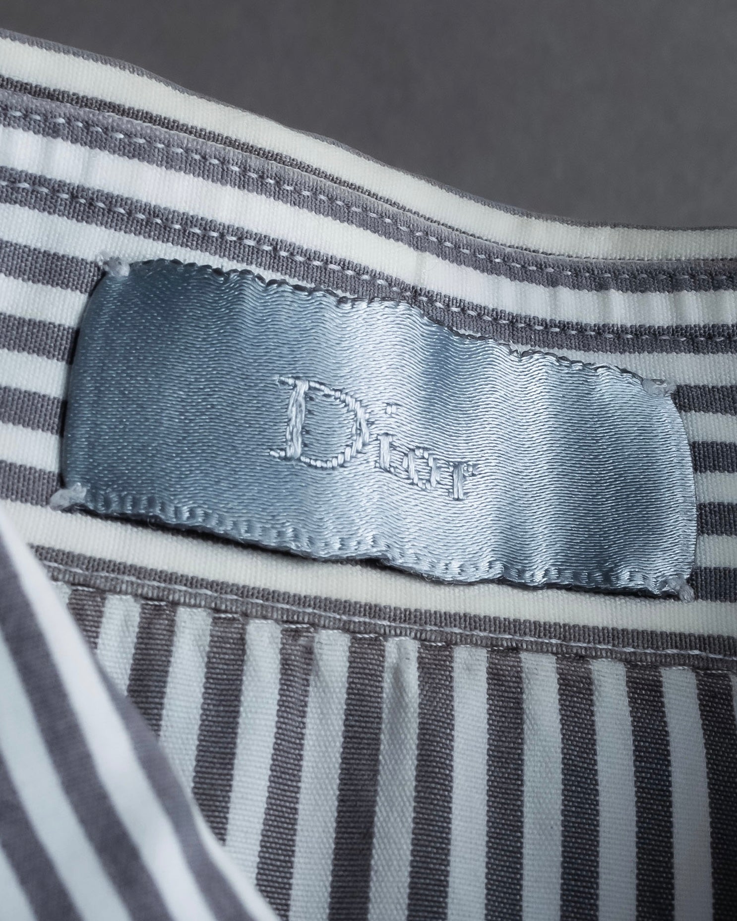 "DIOR HOMME" Edith Slimane striped shirt