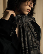 "GUCCI" GG pattern glitter blend woven large stole