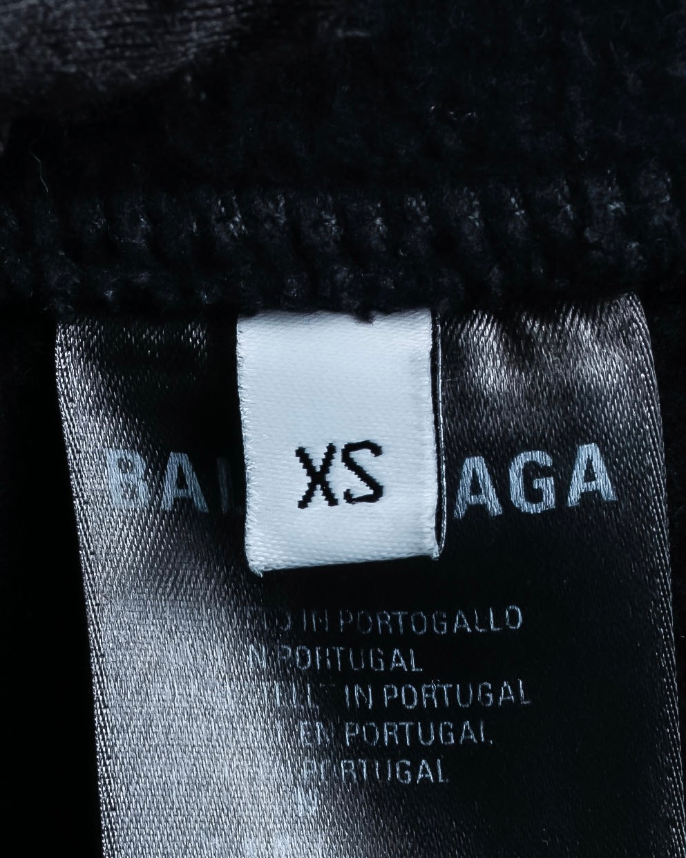 "BALENCIAGA" Oversized poncho flare silhouette hoodie