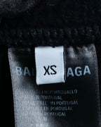 "BALENCIAGA" Oversized poncho flare silhouette hoodie