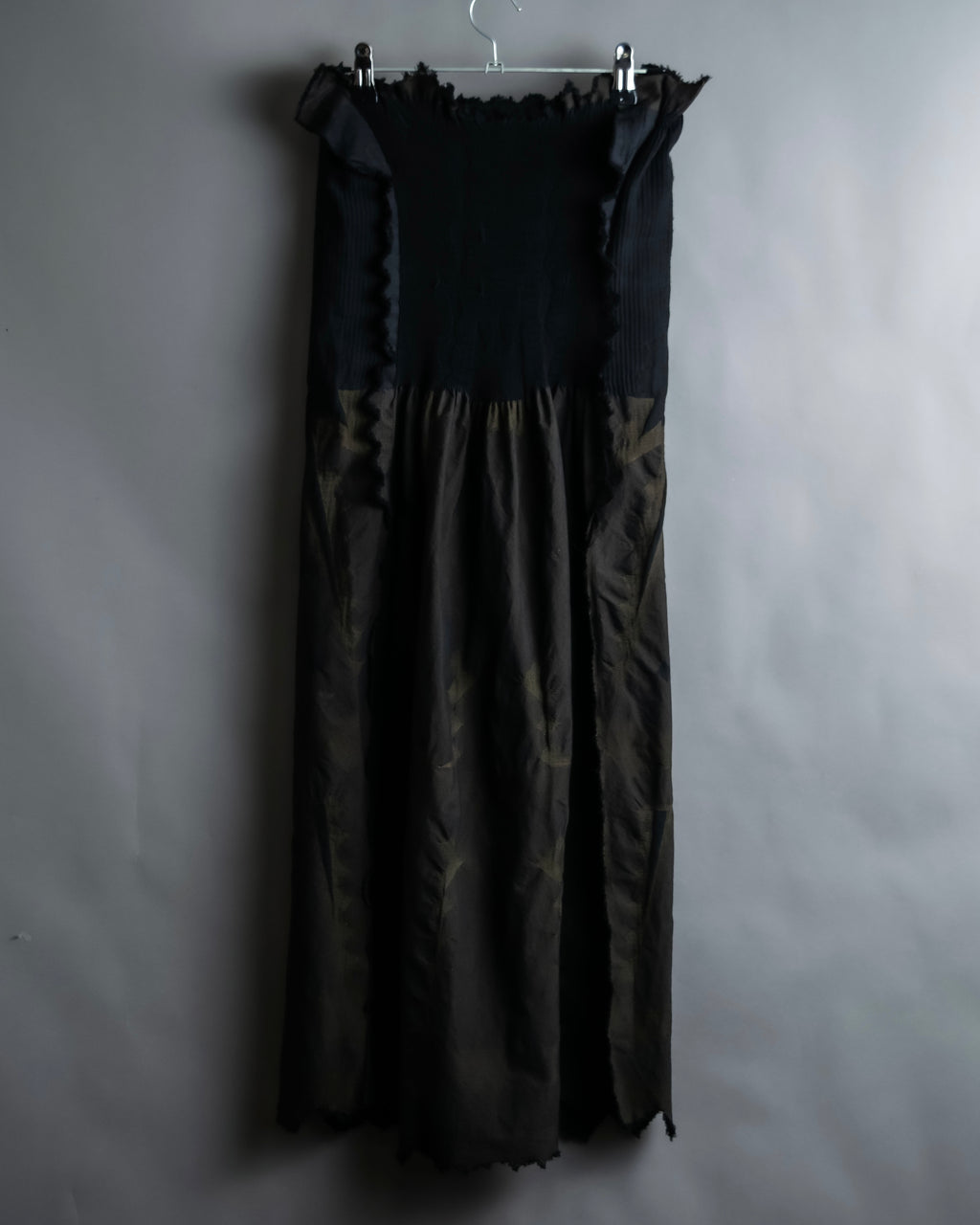 "A-POC" Wrap design high slit skirt