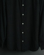 "CELINE" 2010's-2020's Polka dot viscose long sleeve shirt