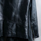 "MOROKO BAR" Real fur docking leather jacket