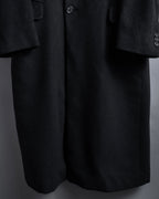 "FENDI" 80's-90's Classic cashmere long chester coat