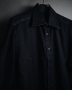 "GUCCI" 2008-2010 Herringbone wide collar dress shirt