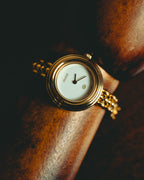–SPECIAL– "GUCCI" 80's-90's Elegant gold tone wristwatch
