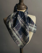 “CELINE” 90’s-00’s Plaid logo scarf