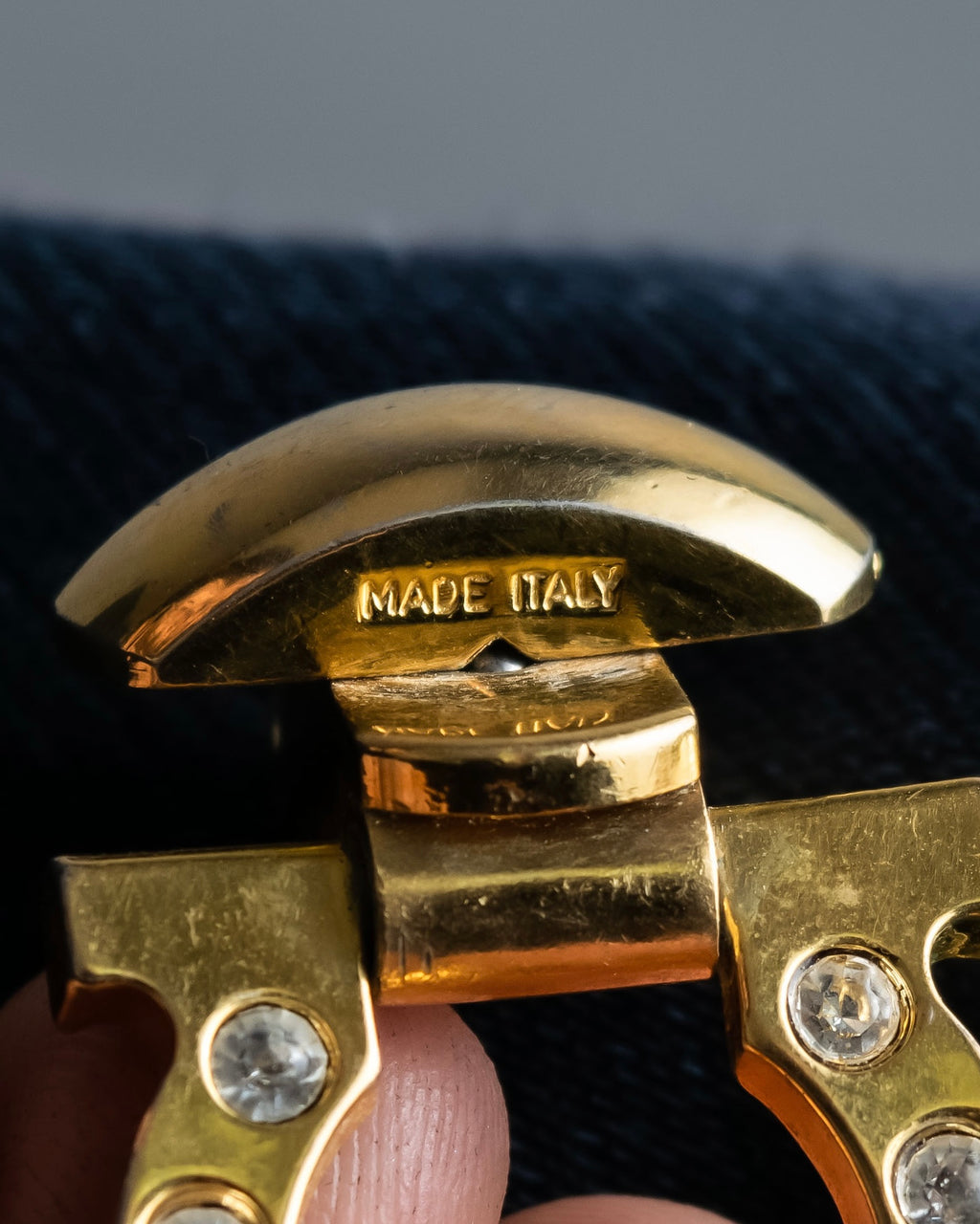 Salvatore Ferragamo Big Gancini gold chain bracelet