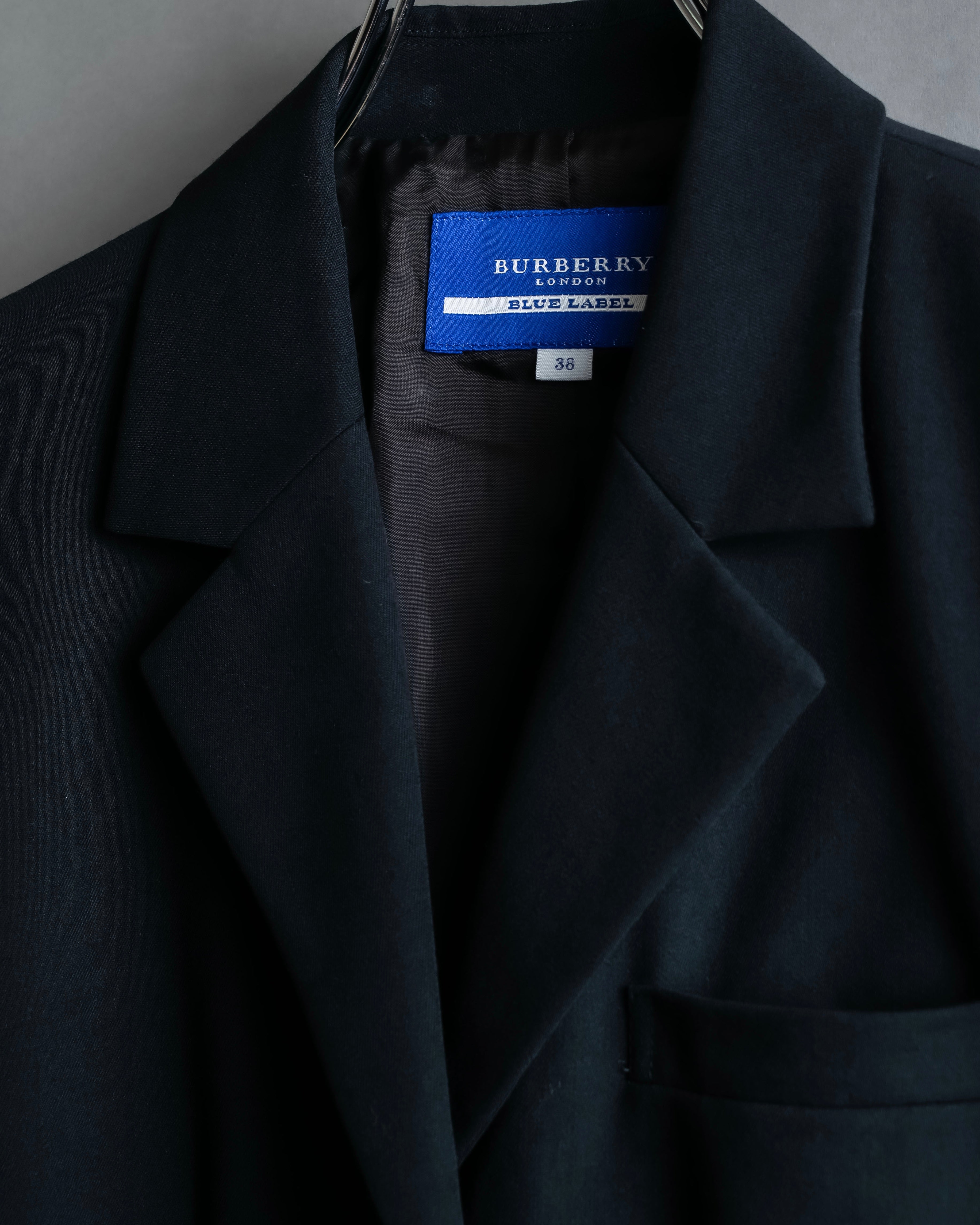 "BURBERRY Blue Label" 3 button waist shaped lightweight tailored jacket