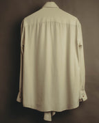 –SPECIAL– “LOEWE” 10’s-20’s Asymmetrically draped silk shirt