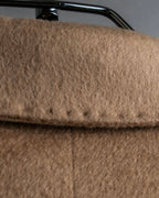 "Max Mara" Waist shape silhouette beige tailored jacket