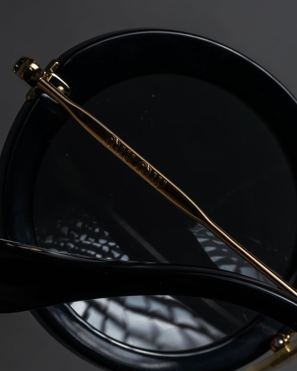 "MIU MIU" Round frame statement sunglasses