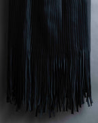 "TADASHI SHOJI" Fringe detail sleeveless dress