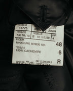 "LANVIN" 90's Classically tailored cashmere overcoat