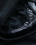 Vintage Harako Crocodile Leather Combination Leather Shoes