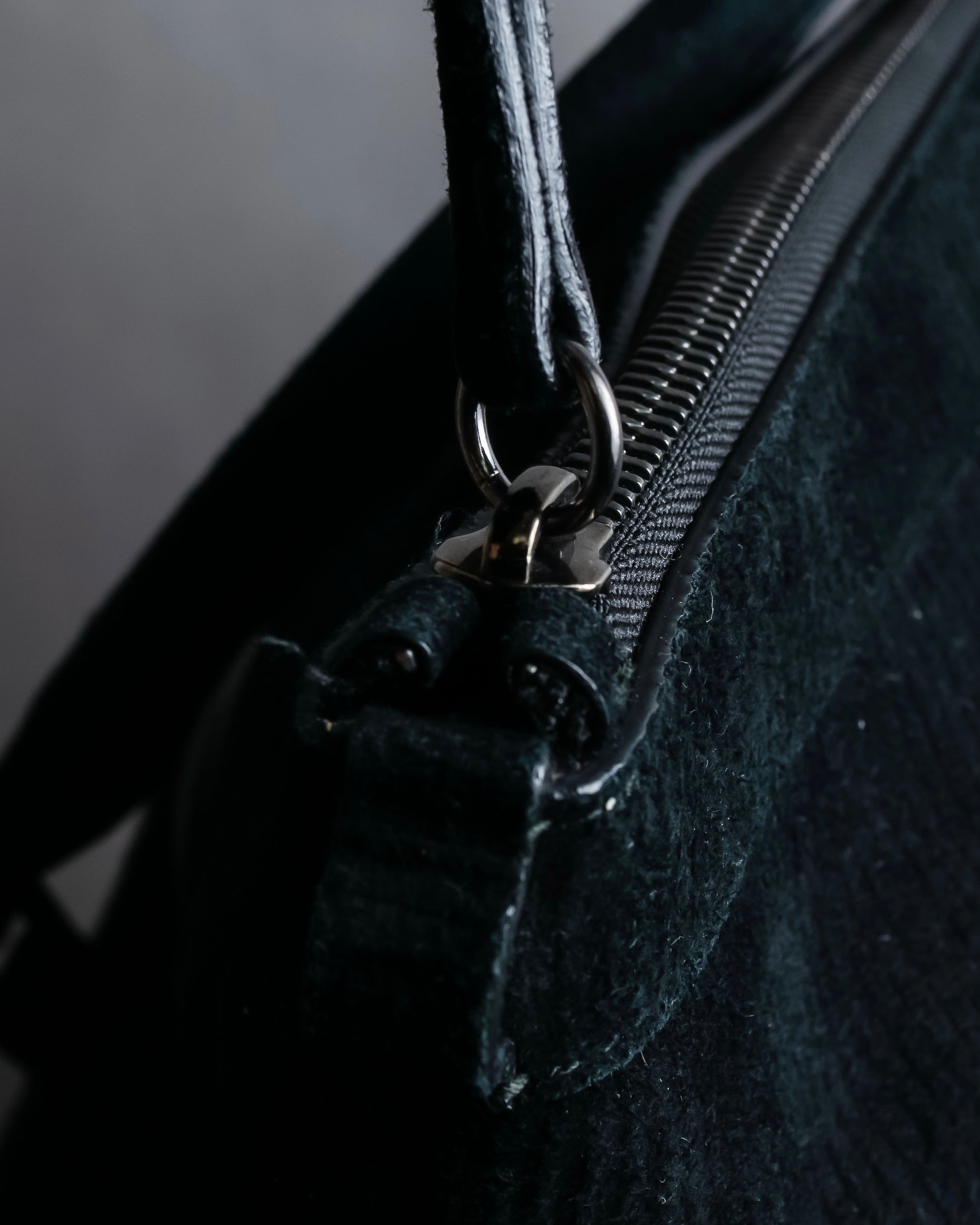 "MAISON MARGIELA" 5AC Harako leather corduroy combination 2way bag