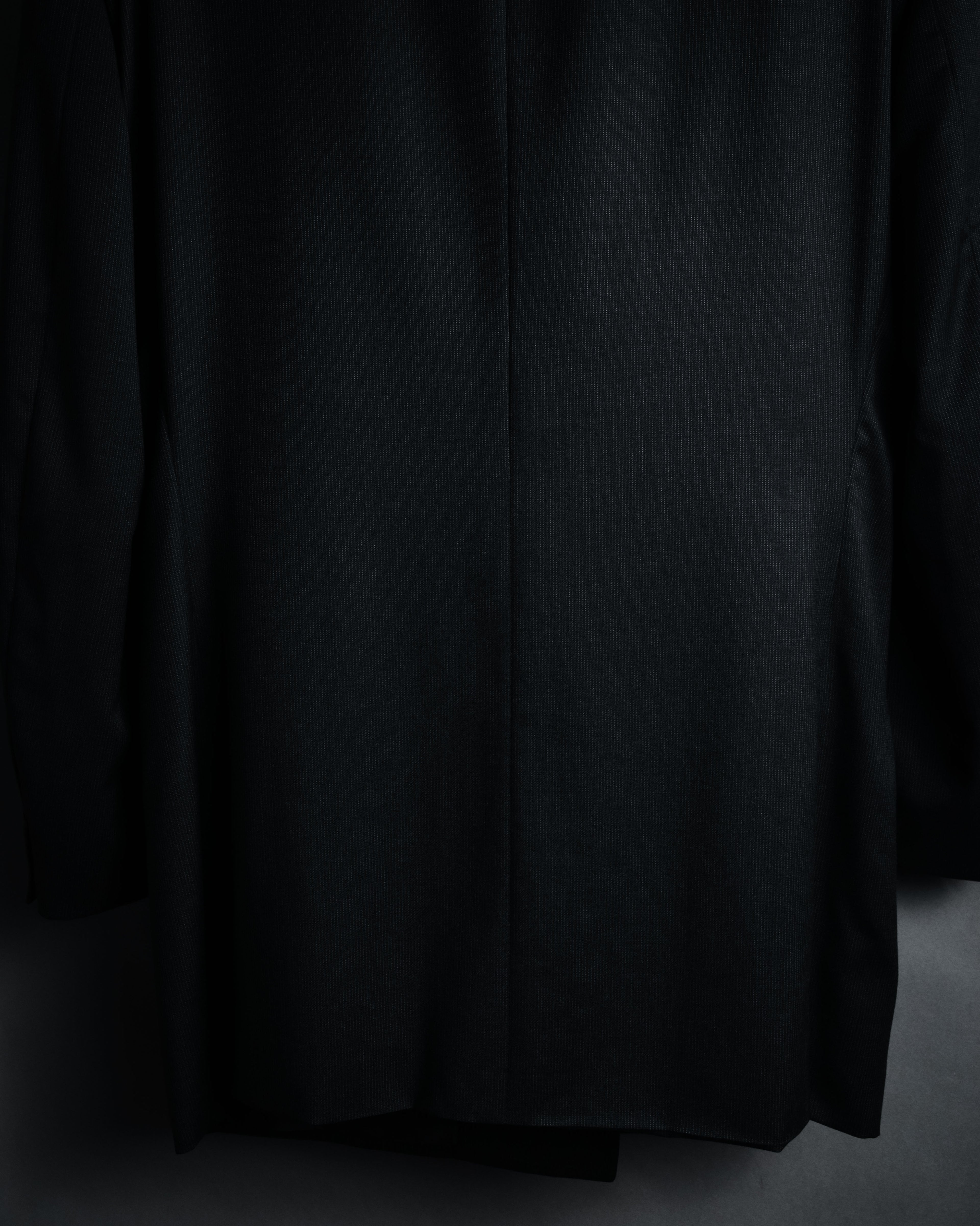 "GIORGIO ARMANI" 90’s draped double breasted suit set-up