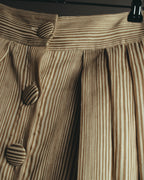 "DESTREE" 2020's Striped linen blend maxi skirt